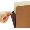 Smead Pocket Folder End Tab, 3.5" Expansion, Brown, PK10, Size: Legal 74681